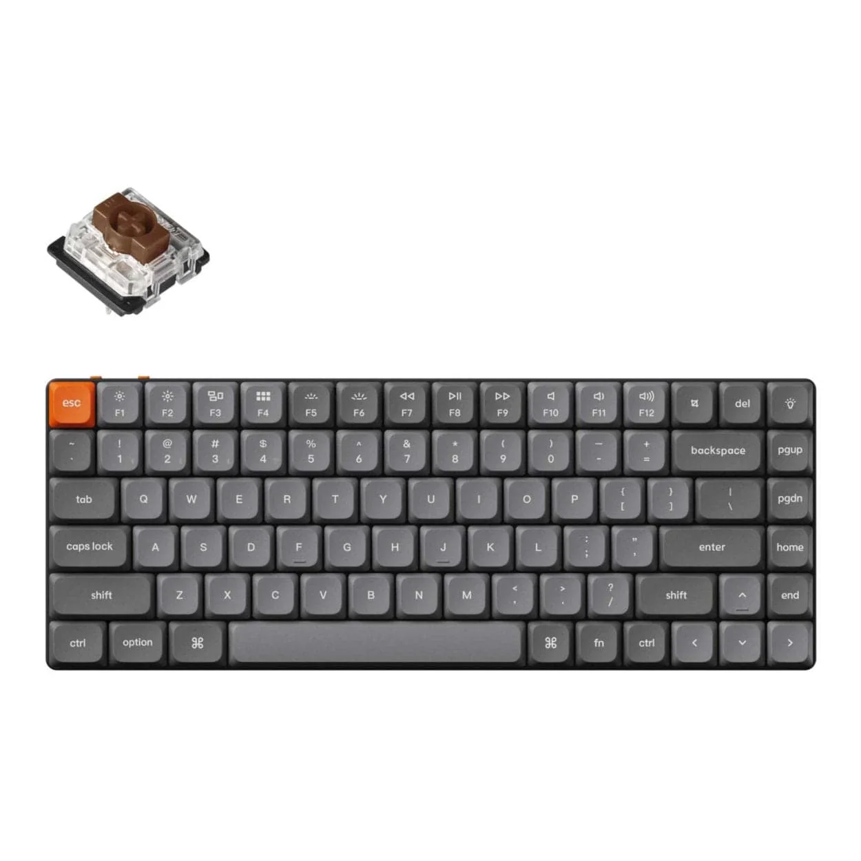 Keychron K3 Max QMK/VIA Wireless Custom Mechanical Keyboard Brown Switches K3M-H3 - Image 5