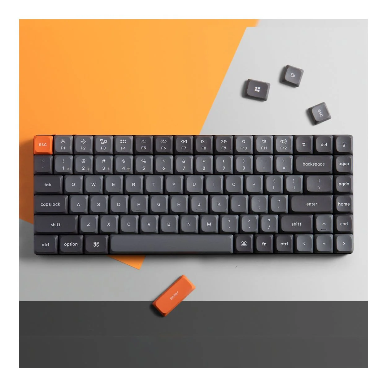 Keychron K3 Max QMK/VIA Wireless Custom Mechanical Keyboard Red Switches K3M-H1 - Image 3