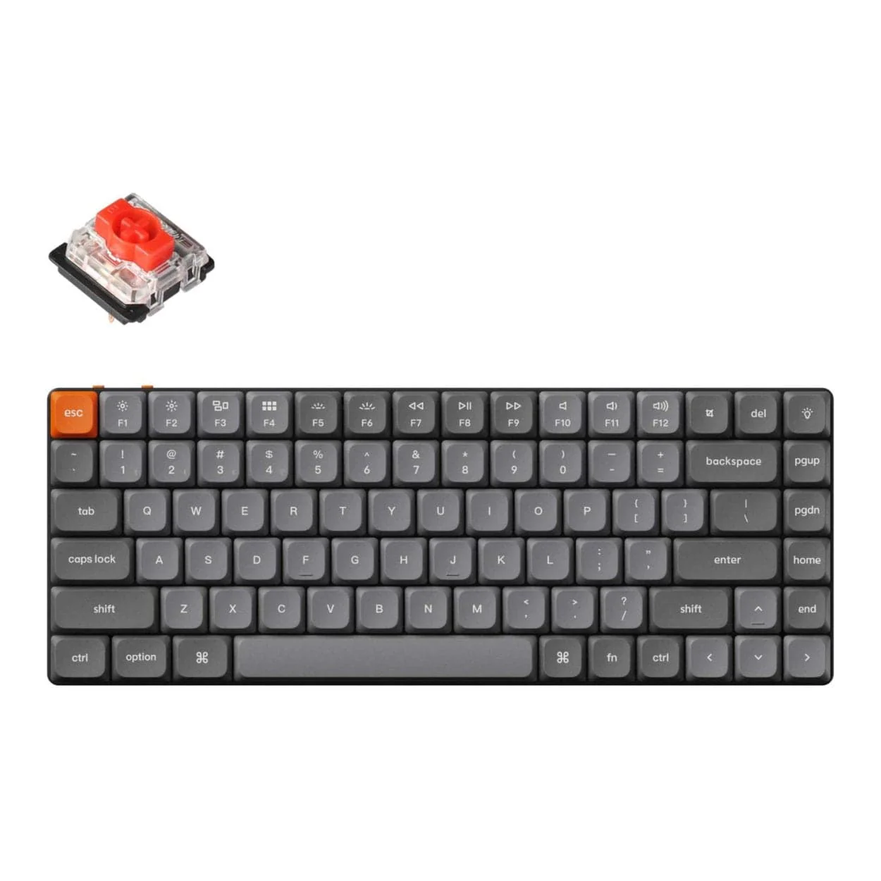 Keychron K3 Max QMK/VIA Wireless Custom Mechanical Keyboard Red Switches K3M-H1 - Image 5