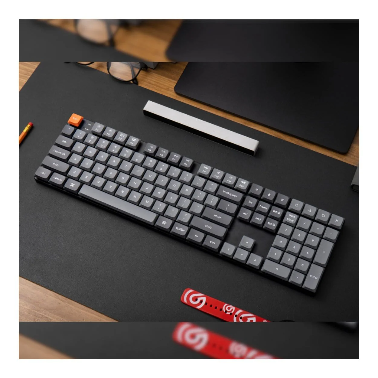 Keychron K5 Max QMK/VIA Full-sized Wireless Custom Mechanical Keyboard Brown Switches K5M-H3 - Image 4