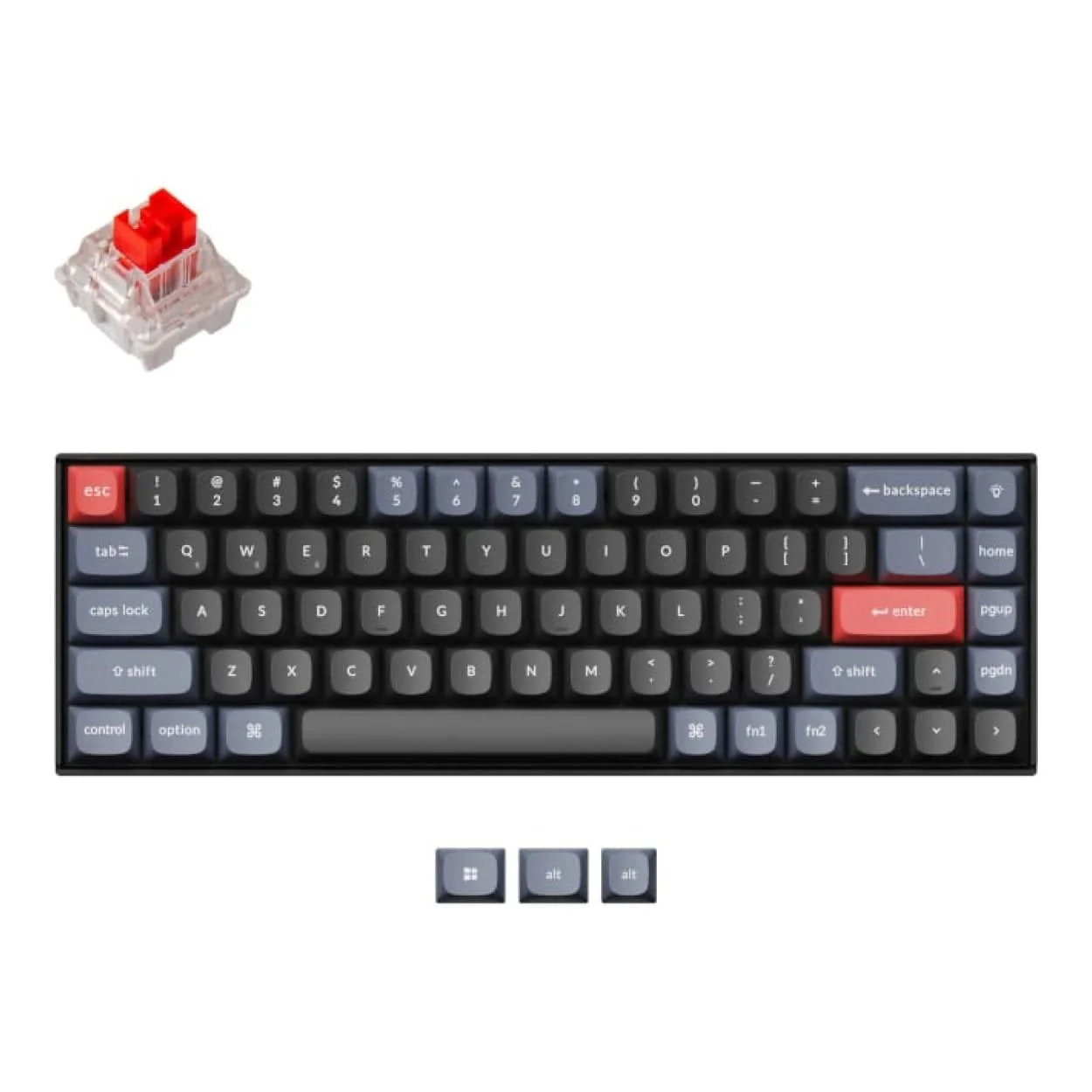 Keychron K6 Pro Red G Pro Switches RGB Wireless Keyboard Black K6P-H1 - Image 5
