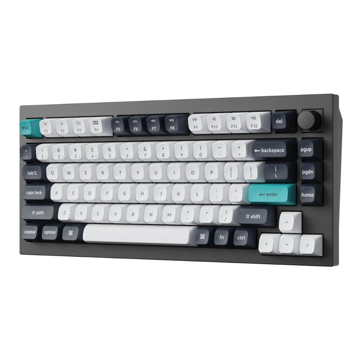 Keychron Q1 Max RGB Wireless Custom Mechanical Keyboard Gateron Banana Switches Black Q1M-M4 - Image 3
