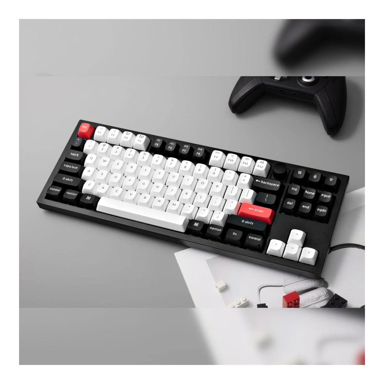 Keychron Q3 HE QMK Wireless Custom Mechanical Keyboard Carbon Black Q3H-M1 - Image 3