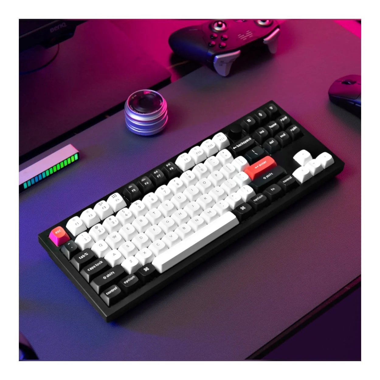 Keychron Q3 HE QMK Wireless Custom Mechanical Keyboard Carbon Black Q3H-M1 - Image 4