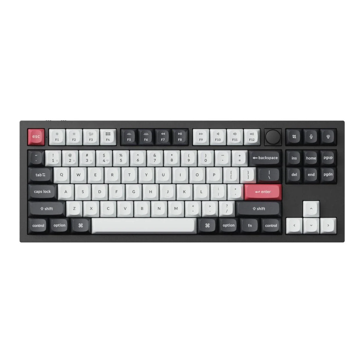 Keychron Q3 HE QMK Wireless Custom Mechanical Keyboard Carbon Black Q3H-M1 - Image 5