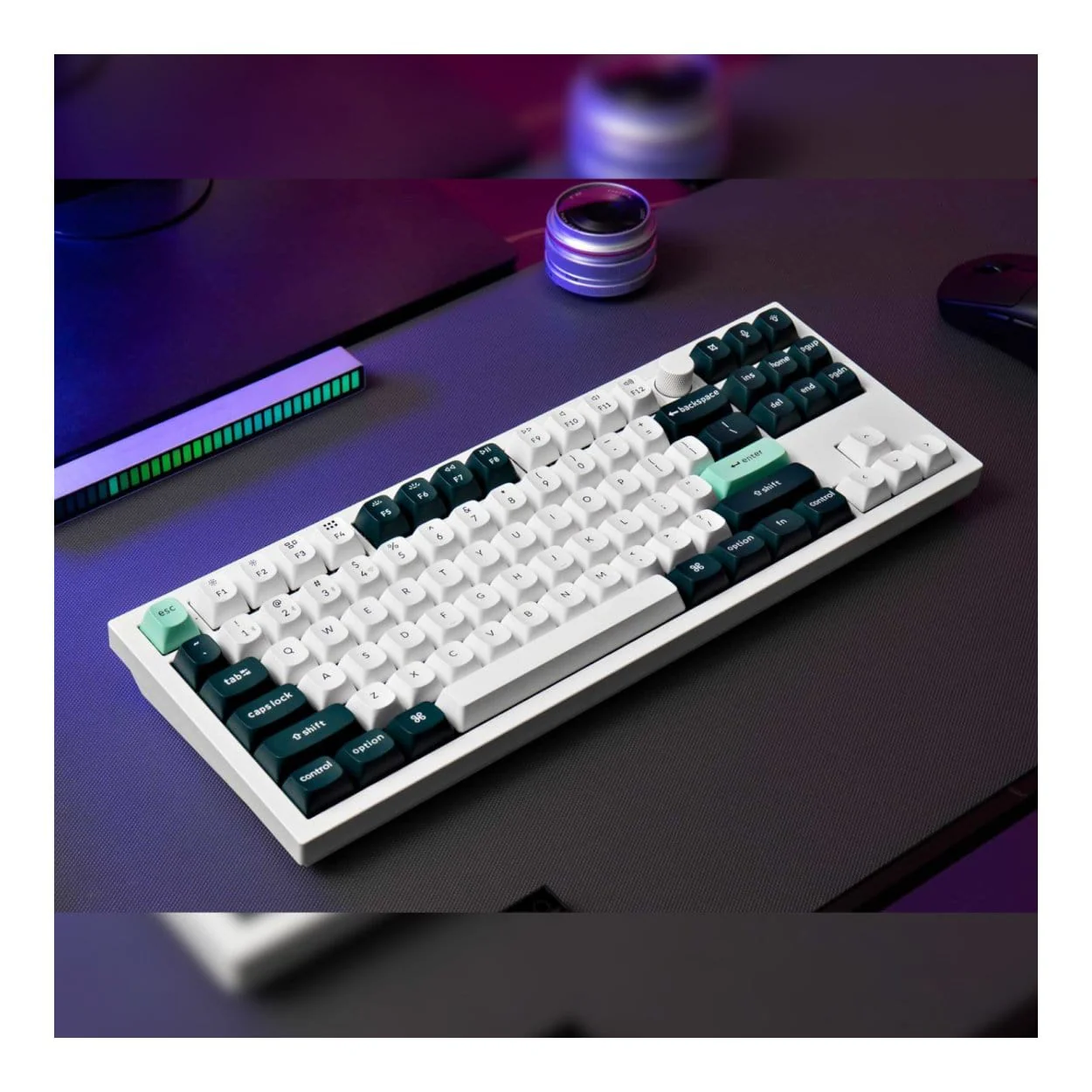 Keychron Q3 HE QMK Wireless Custom Mechanical Keyboard Shell White Q3H-P1 - Image 2