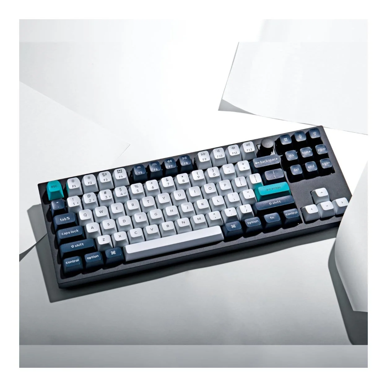 Keychron Q3 Max QMK/VIA Wireless Custom Mechanical Keyboard Carbon Black Q3M-M4 - Image 2