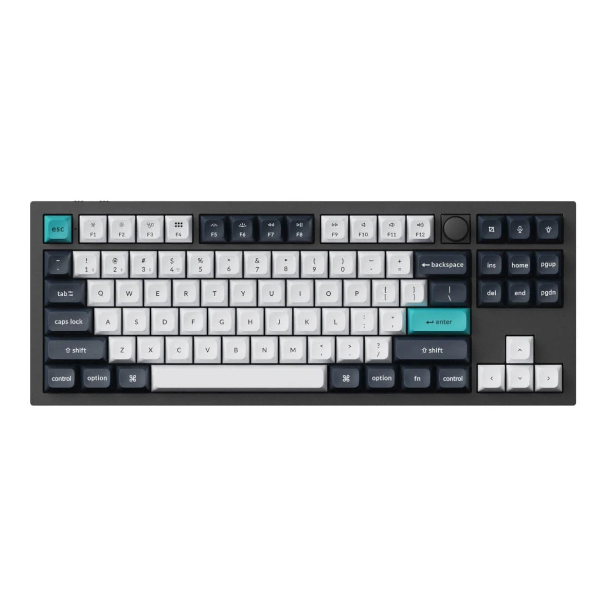 Keychron Q3 Max QMK/VIA Wireless Custom Mechanical Keyboard Carbon Black Q3M-M4 - Image 5
