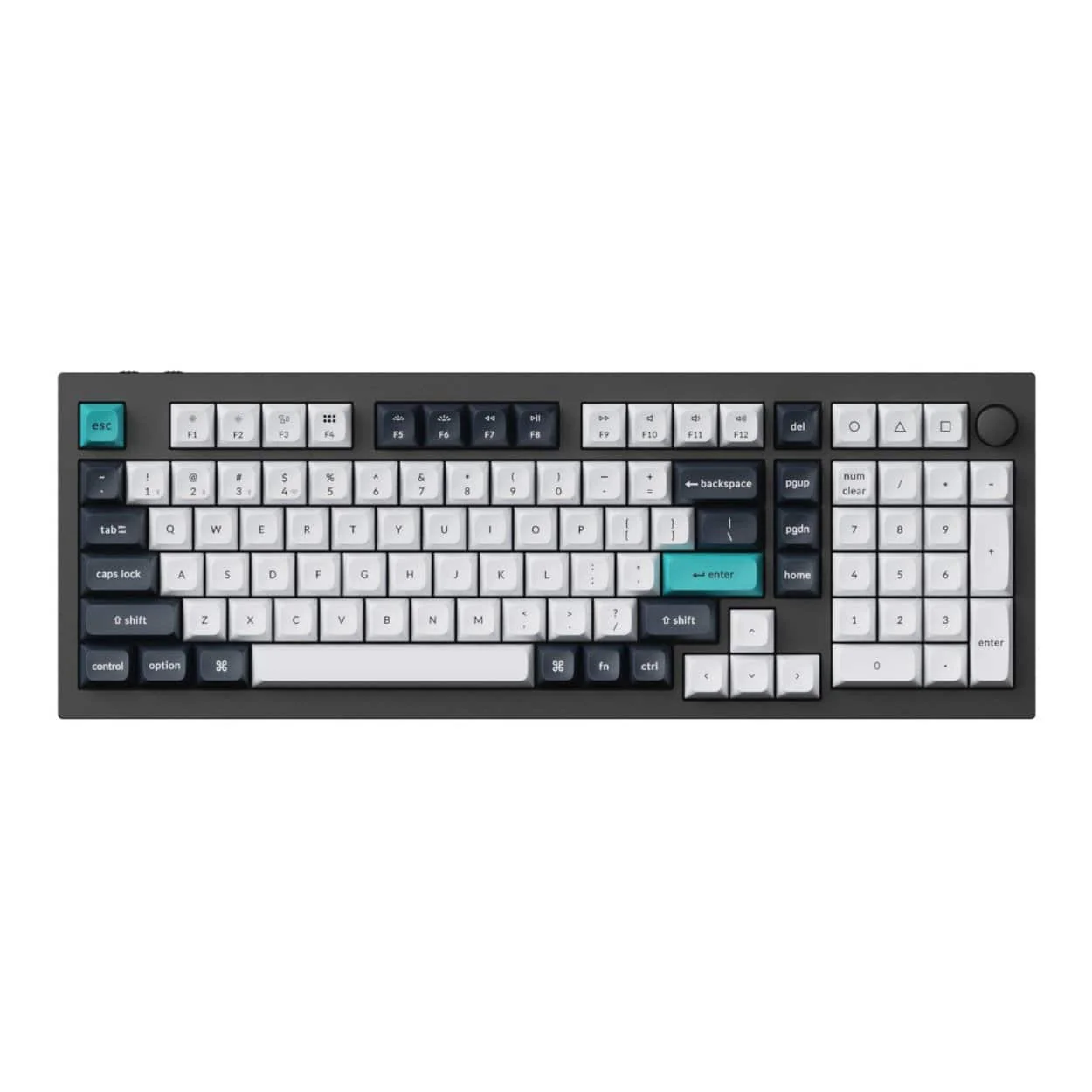 Keychron Q5 Max QMK/VIA Full-size Wireless Mechanical Keyboard Carbon Black Q5M-M4 - Image 2