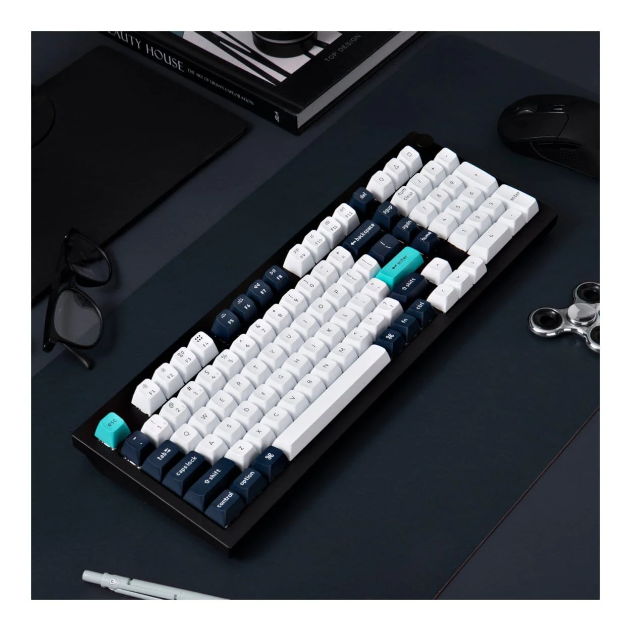 Keychron Q5 Max QMK/VIA Full-size Wireless Mechanical Keyboard Carbon Black Q5M-M4 - Image 5