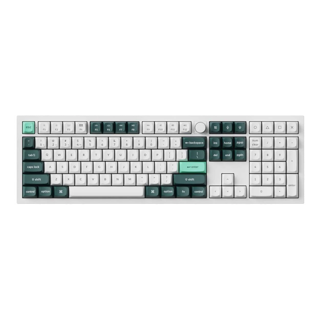 Keychron Q6 HE QMK Full-size Wireless Custom Mechanical Keyboard Shell White Q6H-P1 - Image 5