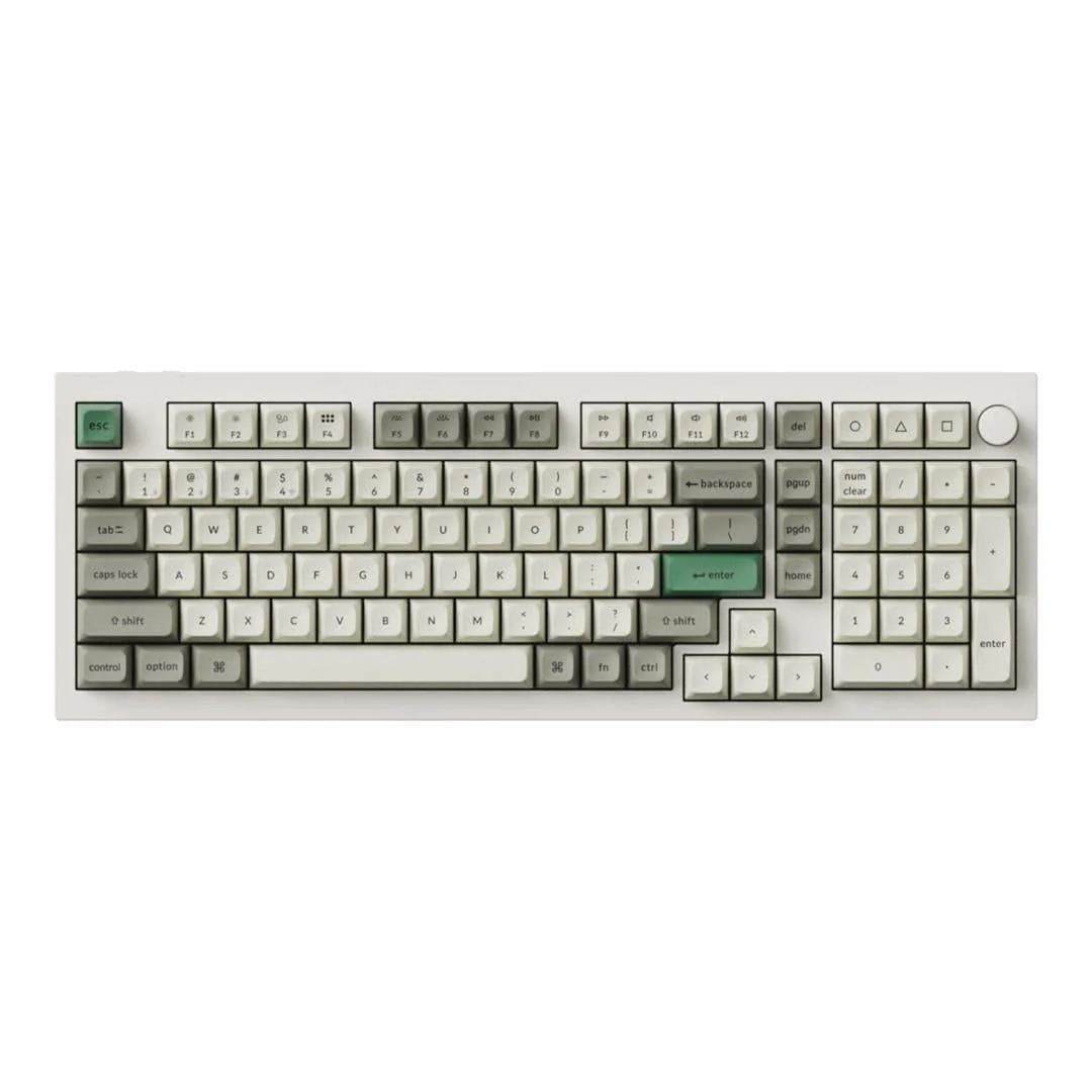 Keychron QMK/VIA Wireless Custom Keyboard - Shell White Q5M-P1