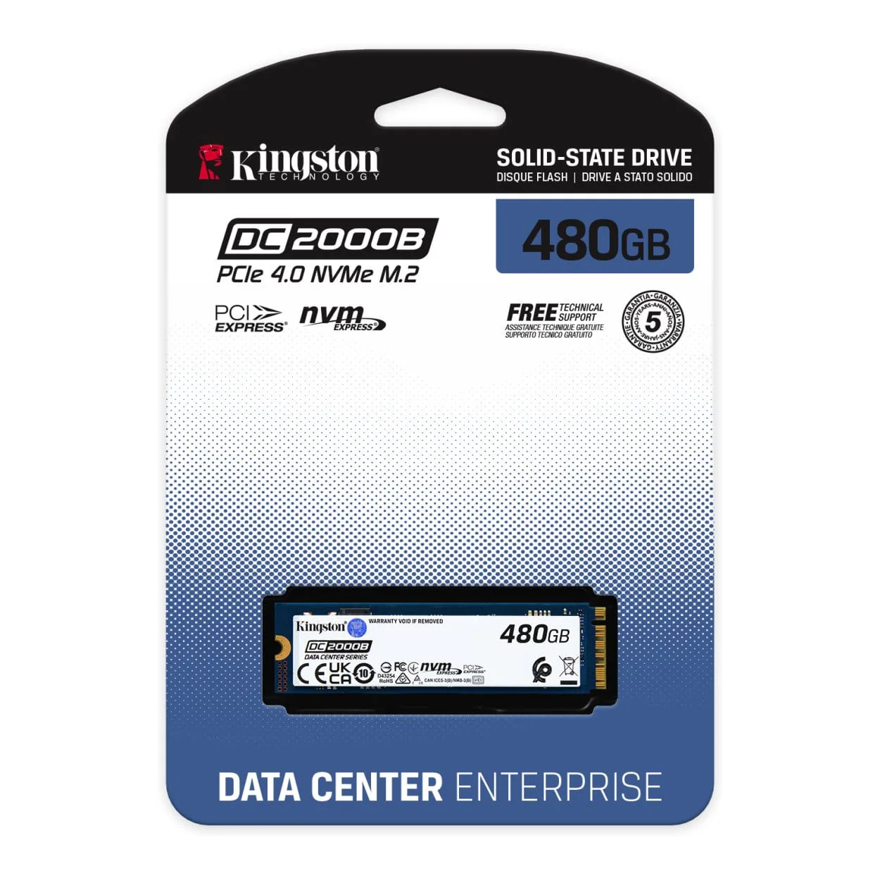 Kingston DC2000B 480G PCIe 4.0 M.2 2280 Internal SSD SEDC2000BM8/480G - Image 4