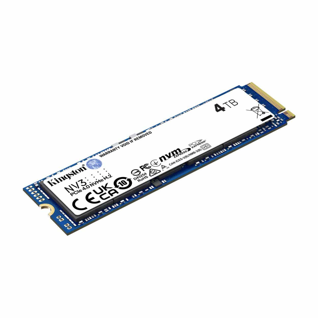 Kingston NV3 M.2 4TB PCIe 4.0 NVMe Internal SSD SNV3S/4000G - Image 3