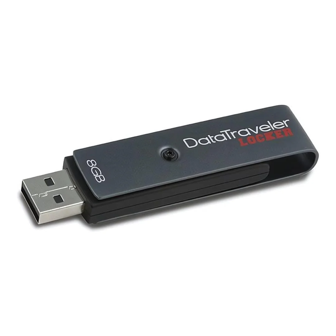 Kingston Technology DataTraveler Locker+ 8GB USB Type-A 2.0 Black USB Flash Drive DTL+/8GB