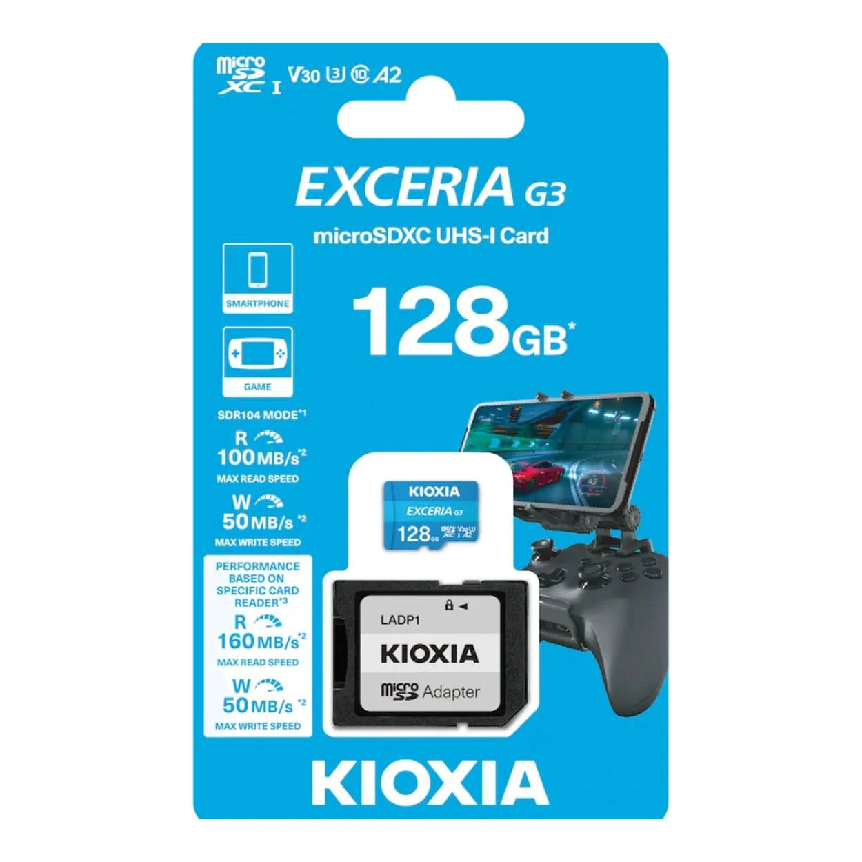 Kioxia EXCERIA G3 128GB MicroSDXC UHS-I Class 10 Memory Card LMEX3L128GG2 - Image 3