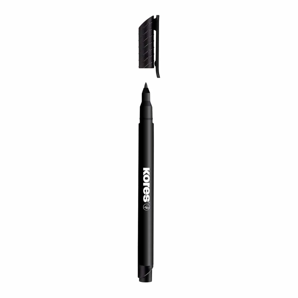 Kores K-Marker P1 Fine Tip Permanent Marker 12-pack Black 22100 - Image 3