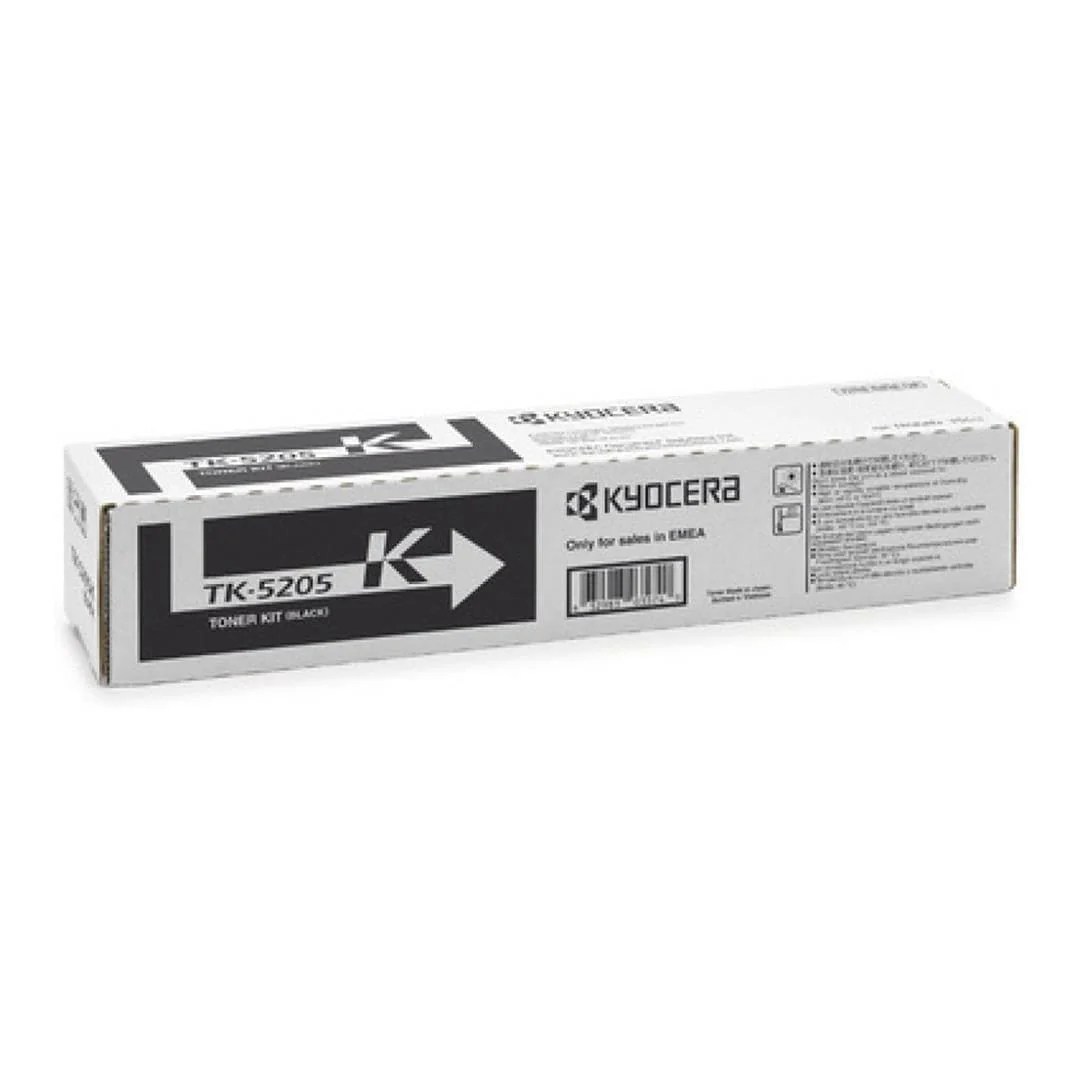 KYOCERA TK-5205K Black Toner Cartridge 18,000 pages Original 1T02R50NL0 Single-pack