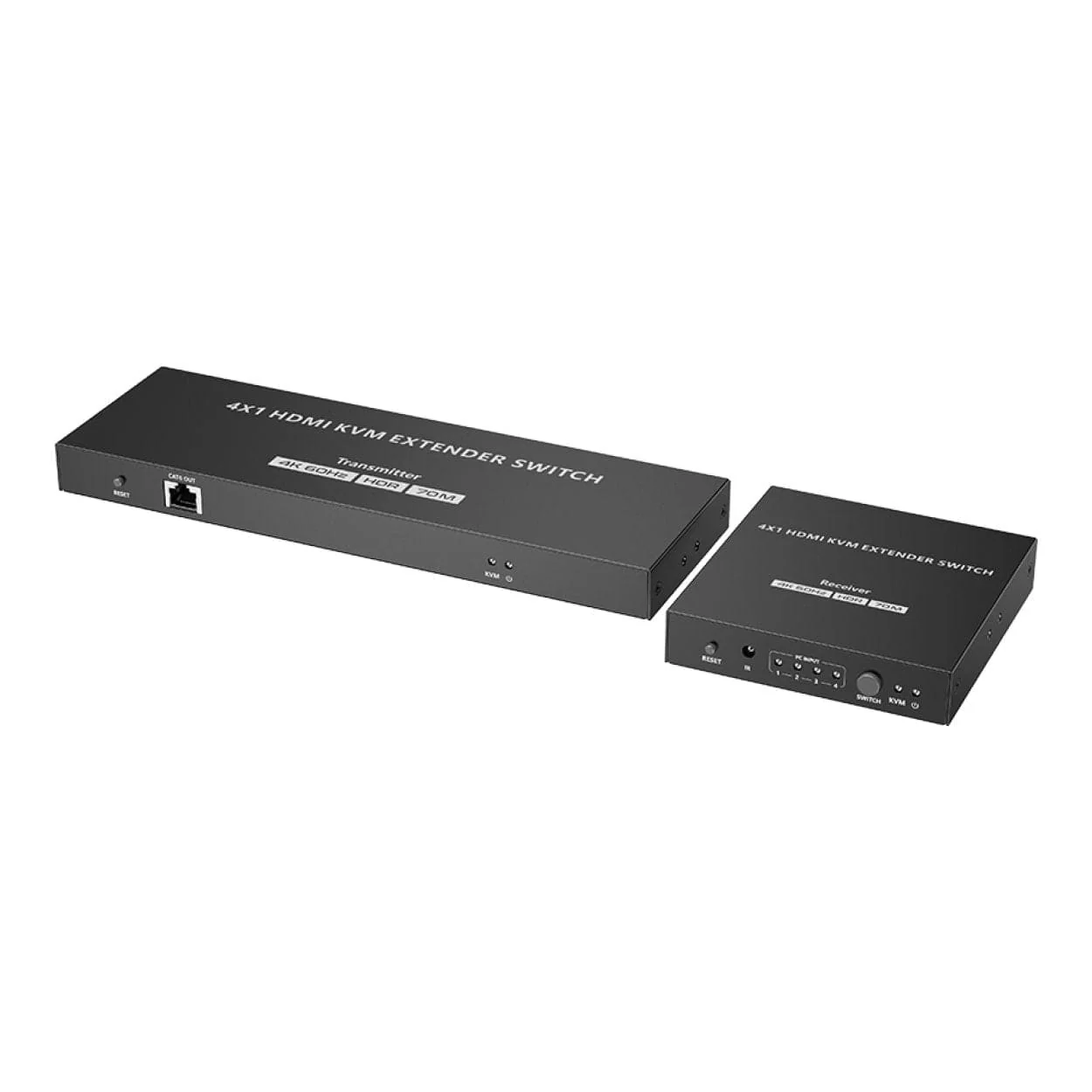 Lenkeng 70m 4x1 HDMIKVM 4096x2160@60Hz Extender Switch LKV441EX - Image 3