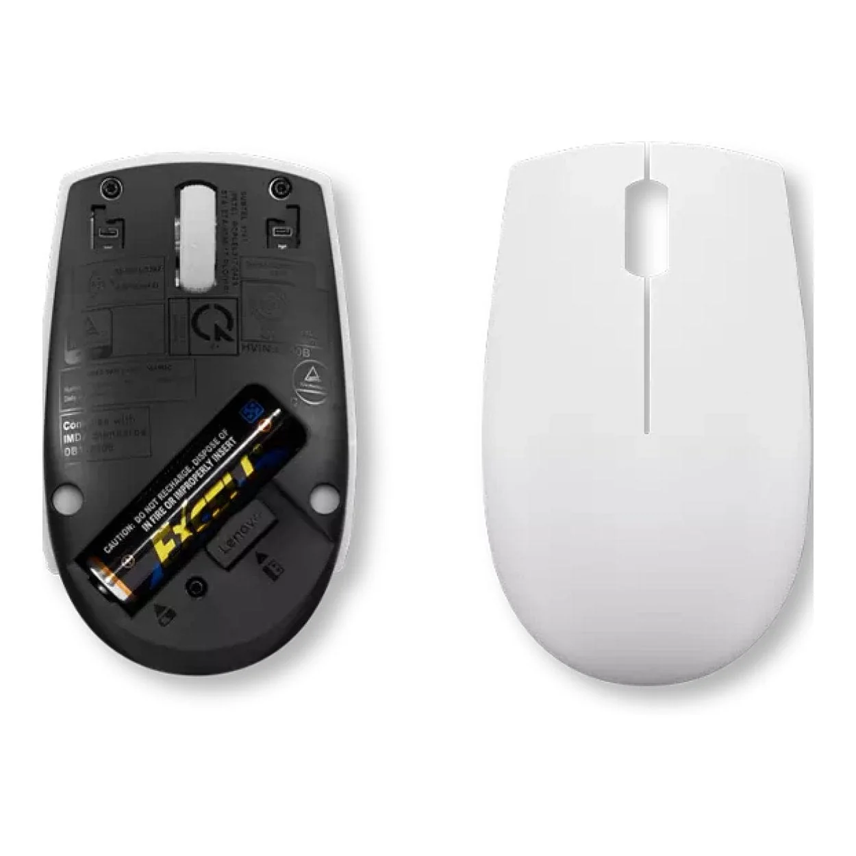 Lenovo 300 Wireless Compact Mouse - Cloud Grey GY51L15677 - Image 6