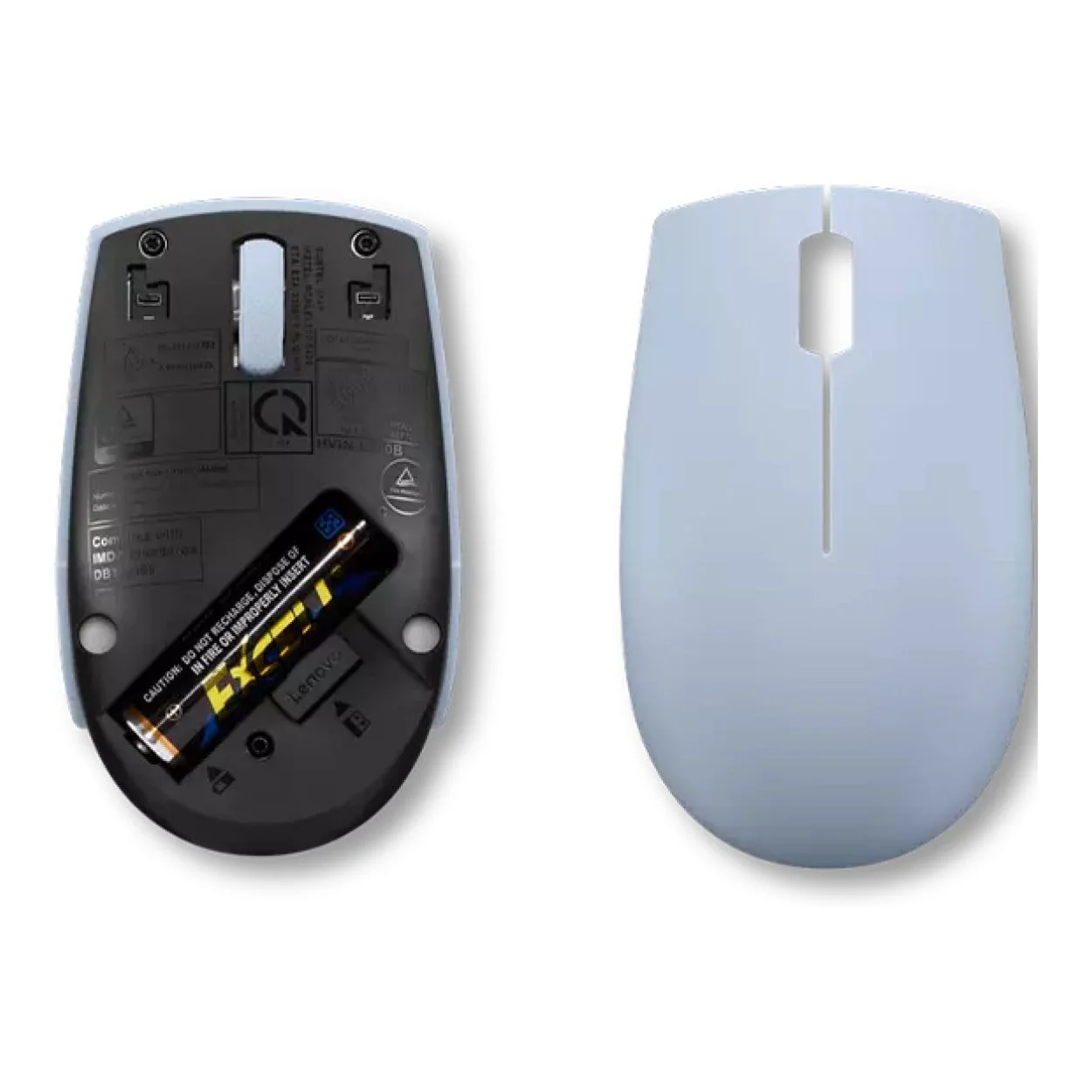 Lenovo 300 Wireless Compact Mouse - Frost Blue GY51L15679 - Image 6