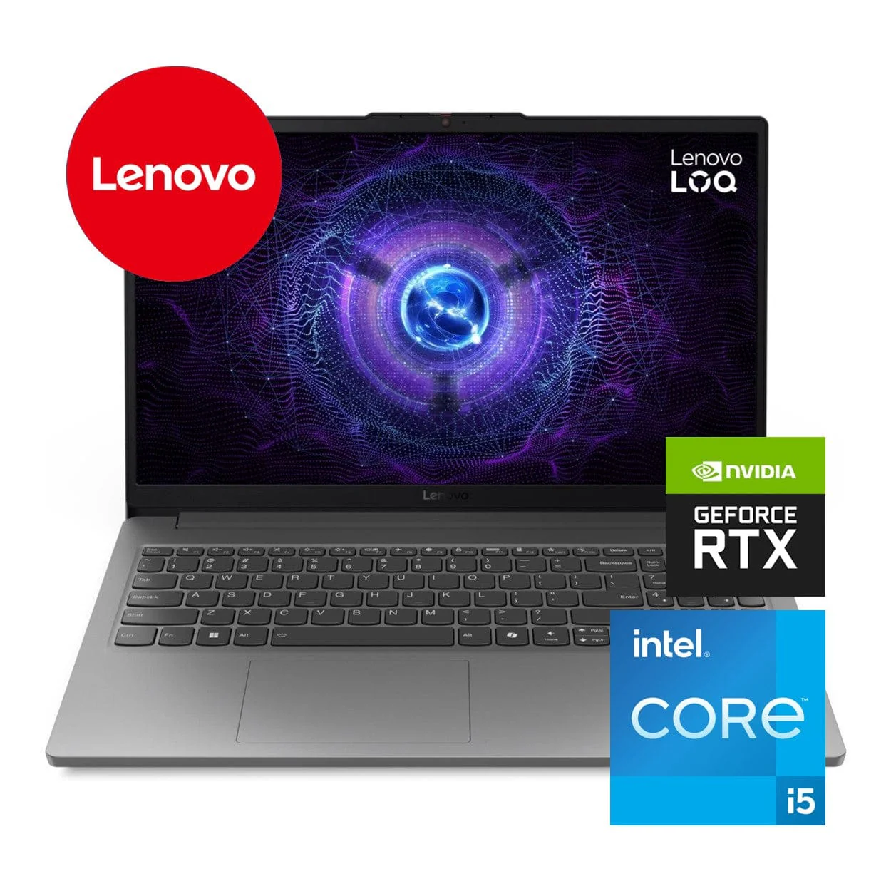 Lenovo LOQ 15IAX9E 15.6-inch FHD Laptop - Intel Core i5-12450HX 512GB SSD 16GB RAM RTX 3050 Win 11 Home - Image 2