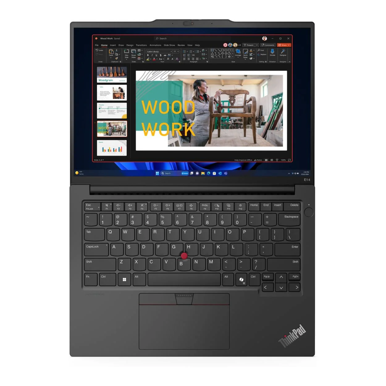 Lenovo ThinkPad E14 G6 14-inch WUXGA Laptop - AMD Ryzen 5 7535HS 512GB SSD 8GB RAM Win 11 Pro - Image 7