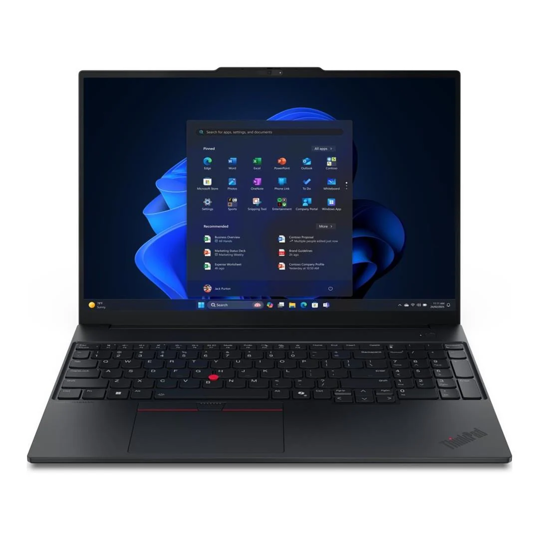 Lenovo ThinkPad E16 G3 16-inch WUXGA AI Laptop - Intel Core Ultra 7 255H 1TB SSD 16GB RAM Win 11 Pro