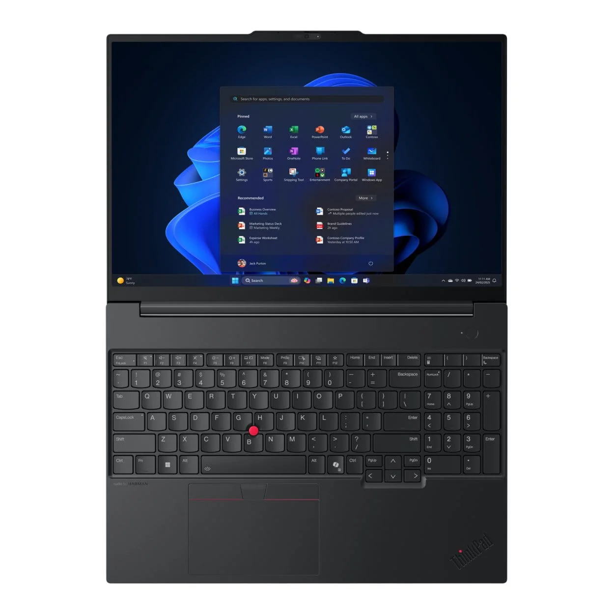 Lenovo ThinkPad E16 G3 16-inch WUXGA AI Laptop - Intel Core Ultra 7 255H 1TB SSD 16GB RAM Win 11 Pro - Image 8