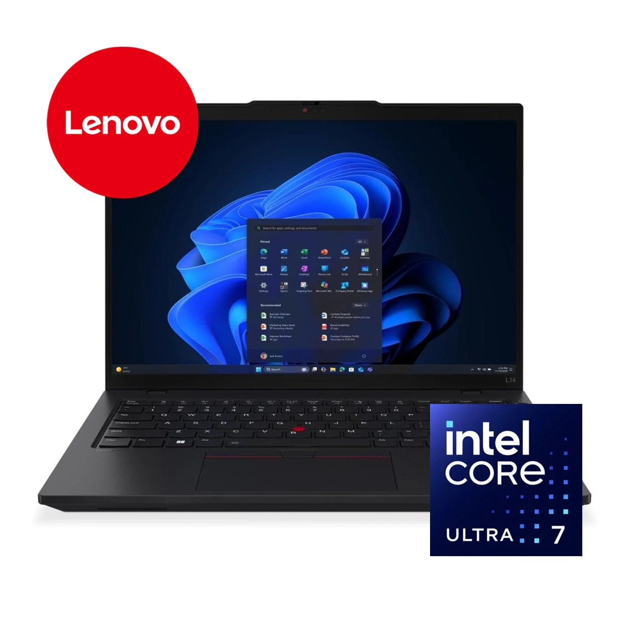 Lenovo ThinkPad L14 G6 14-inch WUXGA AI Laptop - Intel Core Ultra 7 255U 1TB SSD 16GB RAM LTE Win 11 Pro - Image 2