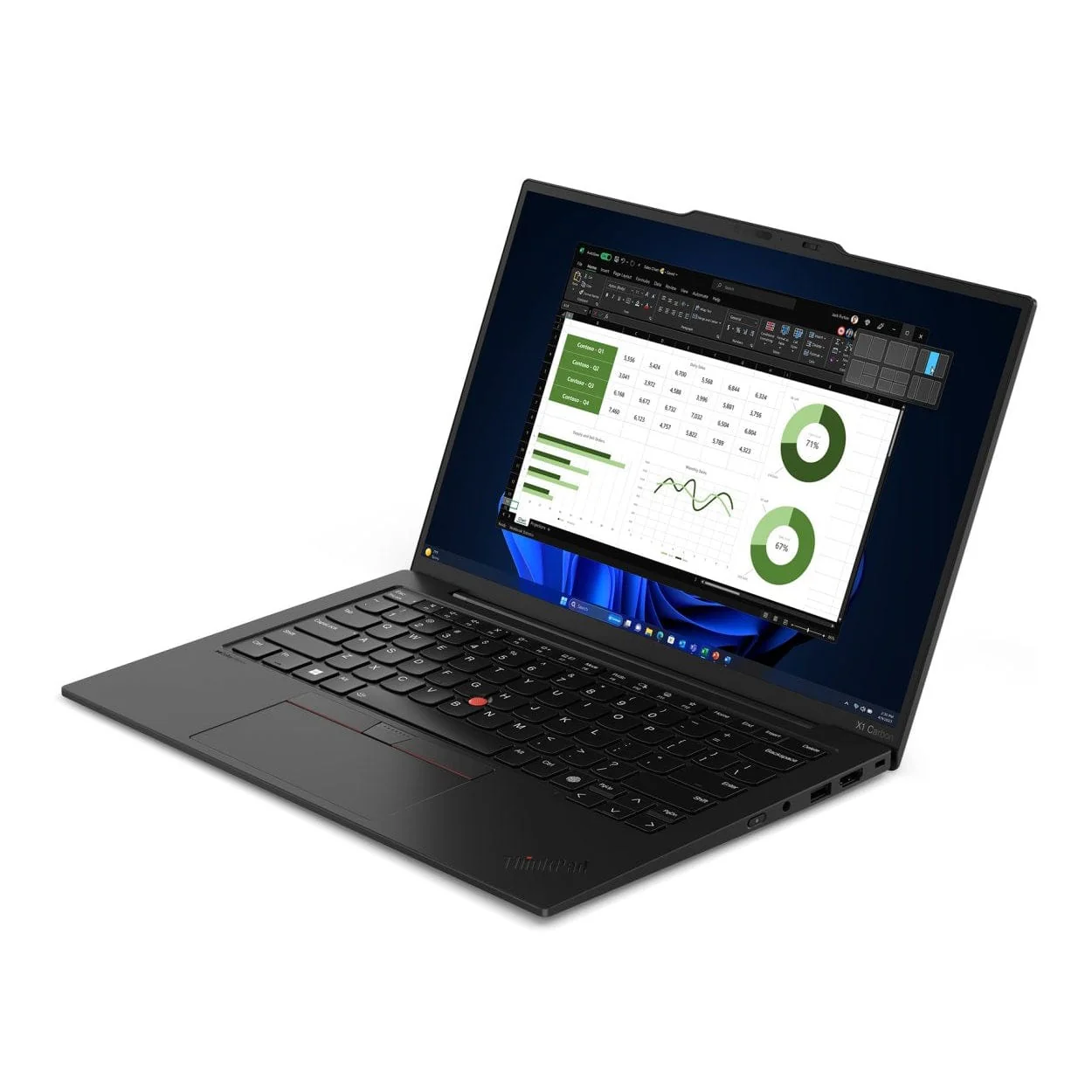 Lenovo ThinkPad X1 Carbon G12 14-inch WUXGA Laptop - Intel Core Ultra 7 155U 1TB SSD 32GB RAM LTE Win 11 Pro - Image 3