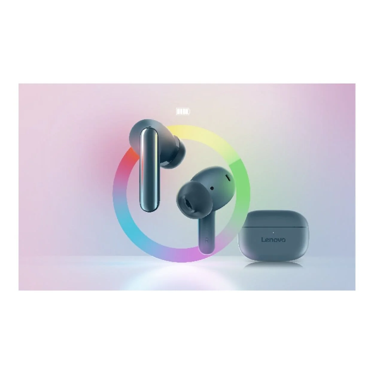 Lenovo YOGA PC Edition Wireless Earbuds - Tidal Teal GXD1N63507 - Image 11
