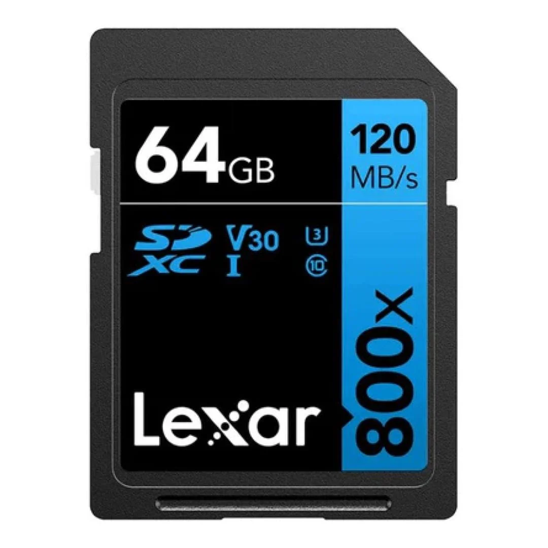 Lexar 800x SD Professional 64GB SDXC Memory Card LSD0800P064G-BNNNG