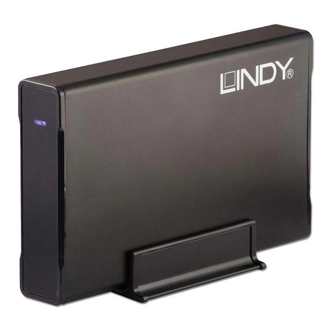 Lindy 3.5-inch Storage Drive Enclosure Black 42758