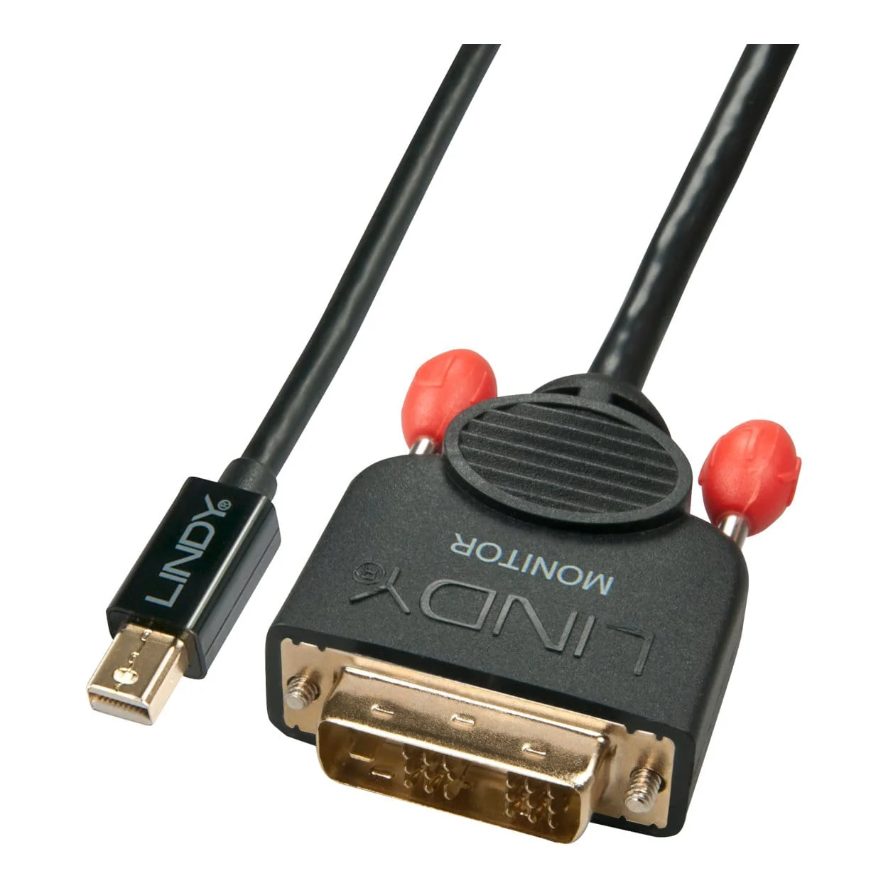 Lindy 3m Mini DisplayPort to DVI Cable Black 41953 - Image 2