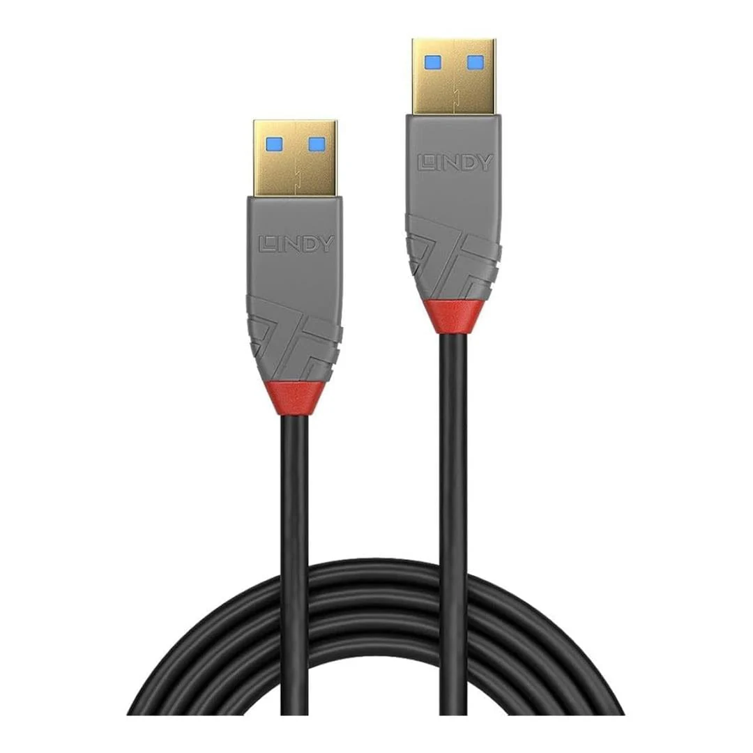 Lindy 5m USB 3.2 Type-A Charging Cable Anthra Line 36754