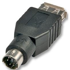 Lindy USB to PS/2 Adapter Black 70000 - Image 2