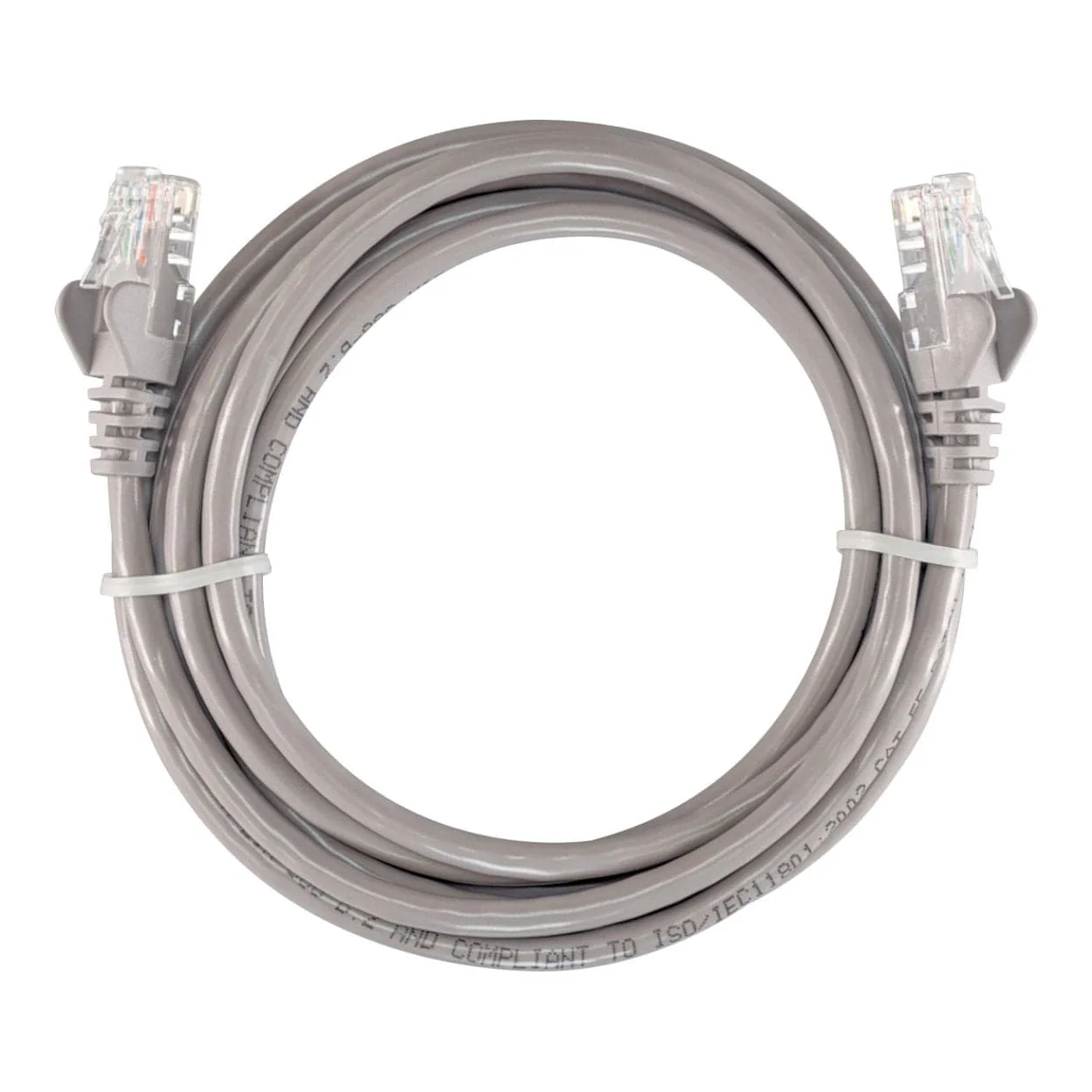 LinkQnet CAT5e Fly Lead RJ45 Ethernet Network Cable 2m NET-CAT5-GY-2M-LQ - Image 2