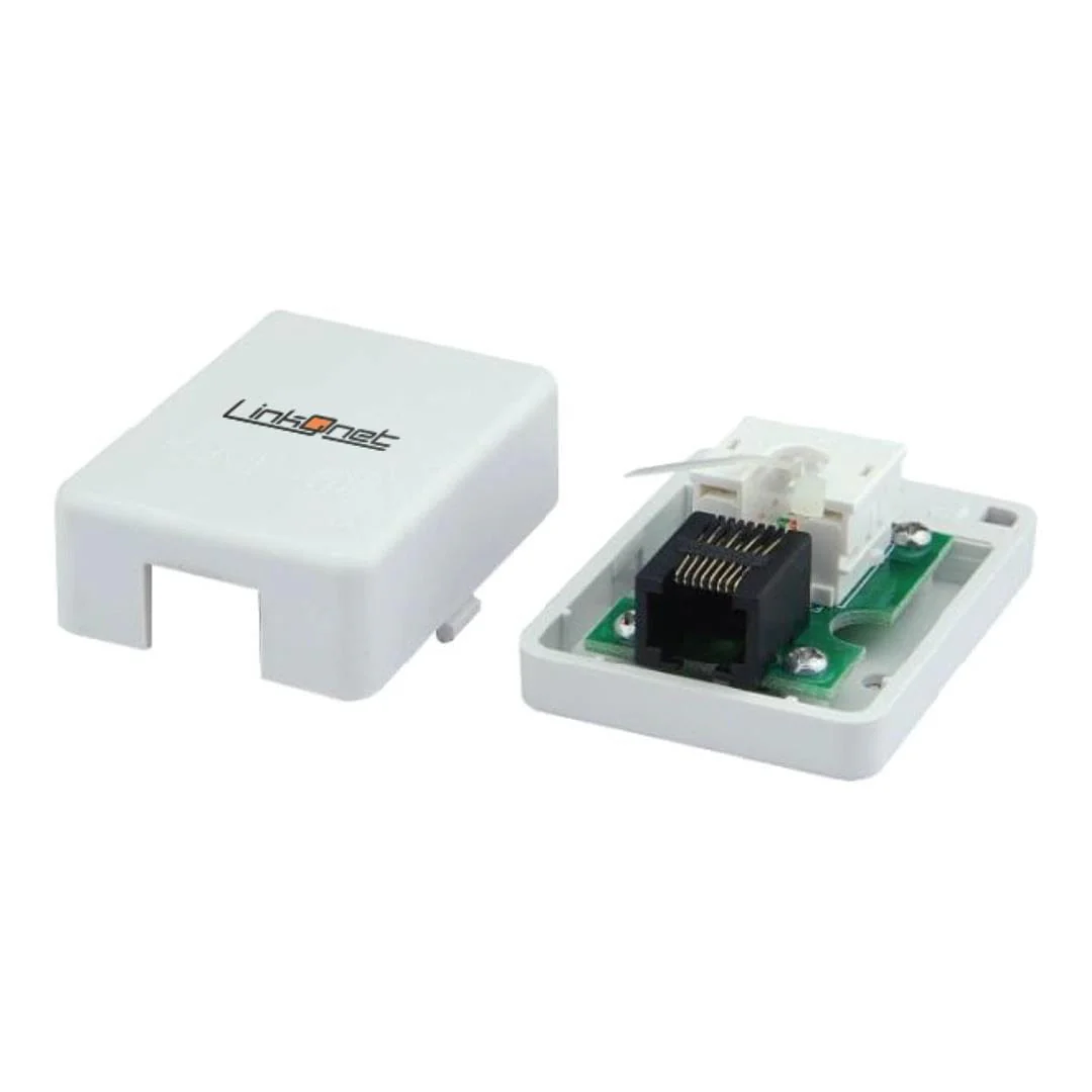 LinkQnet RJ45 Cat5E Wall Box LKE101-C5EU LOGO