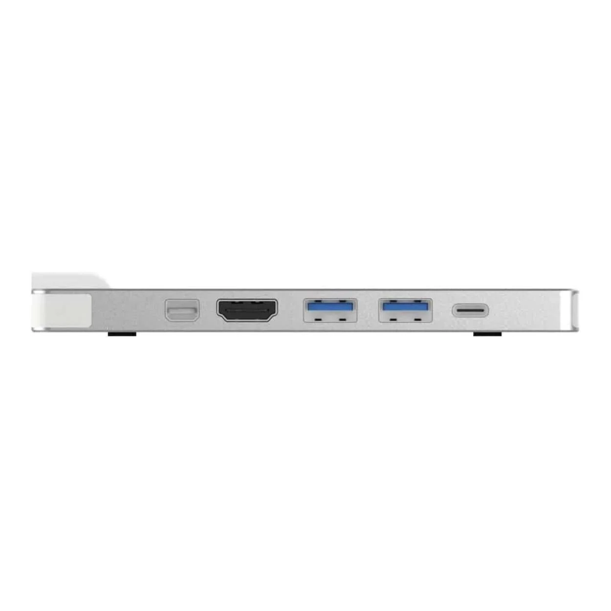 LMP Compact Dock 8-in-1 Ethernet Docking Station Silver 17278 - Image 2