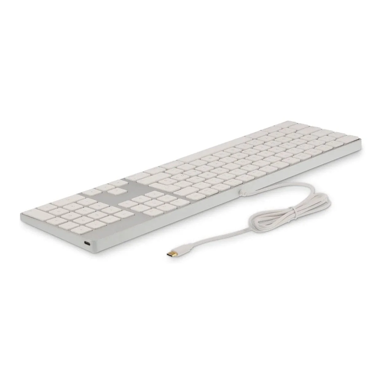 LMP KB-1843 Wired Aluminium Keyboard Silver 20987 - Image 3