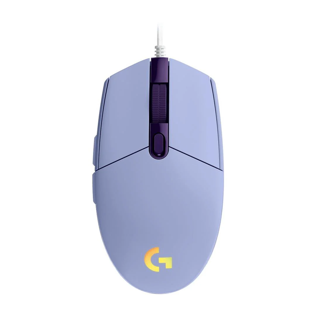 Logitech G G203 Lightsync RGB Gaming Mouse - Lilac 910-005853