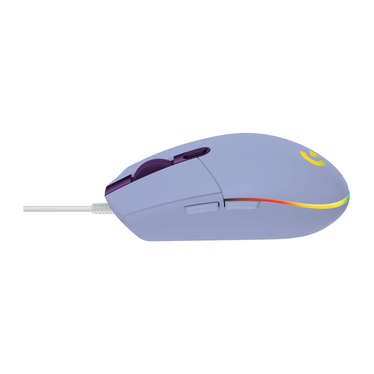 Logitech G G203 Lightsync RGB Gaming Mouse - Lilac 910-005853 - Image 3