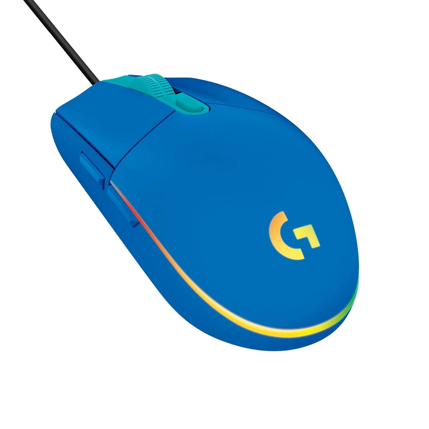 Logitech G203 LightSync 8,000 DPI RGB Wired Gaming Mouse - Blue 910-005798 - Image 3
