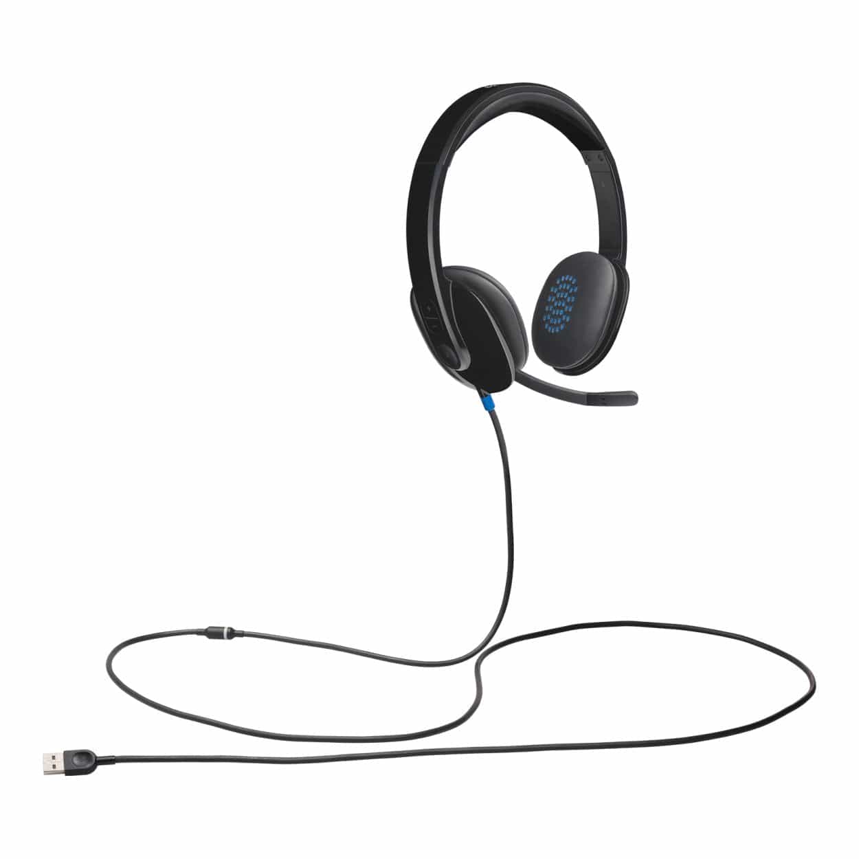 Logitech H540 Wired USB Headset with Noise Cancelling Mic 981-000481 - Image 4