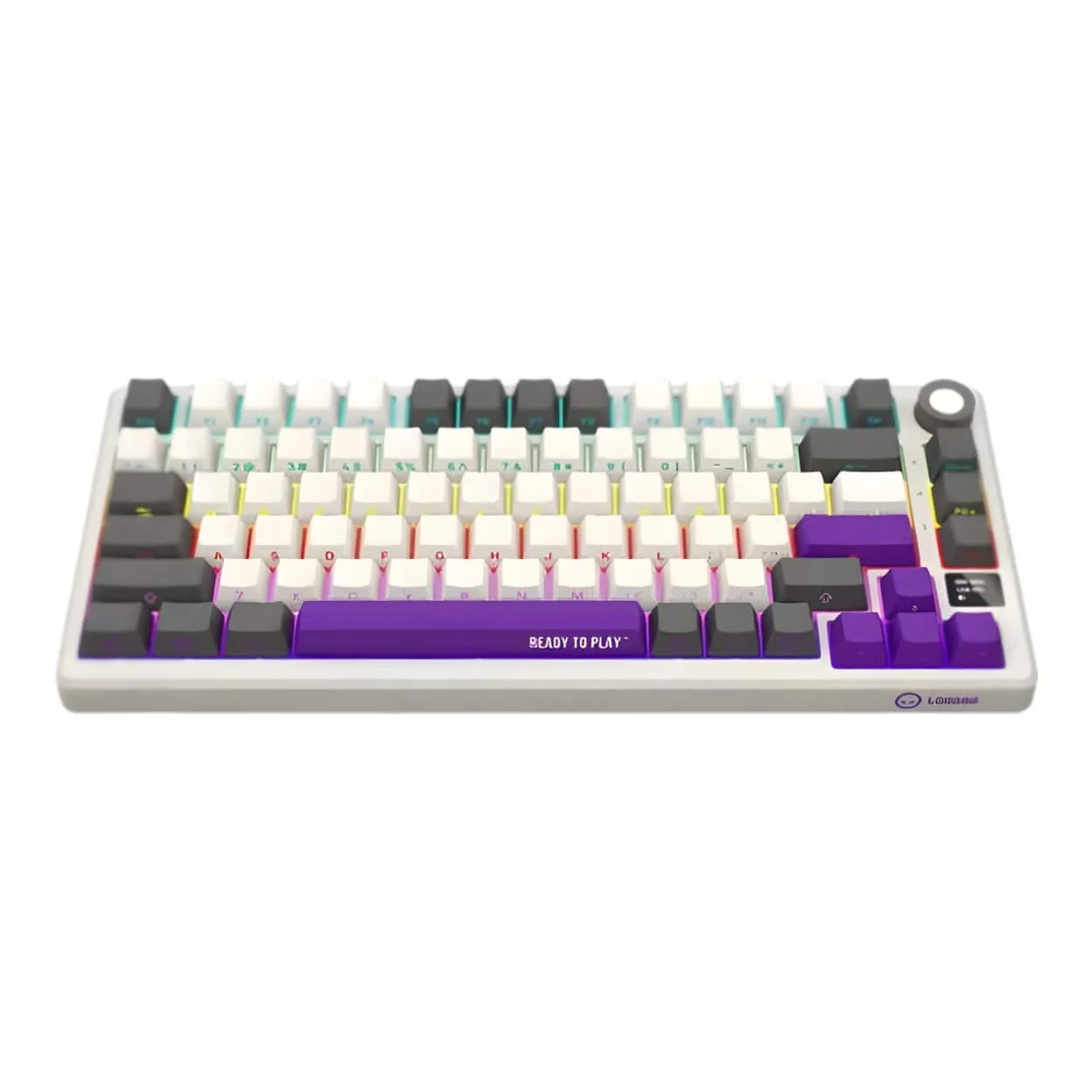 Lorgar KBP7075W Wireless 75 Mechanical Gaming Keyboard Pro Beige LRG-KBP7075W-RT-US - Image 2