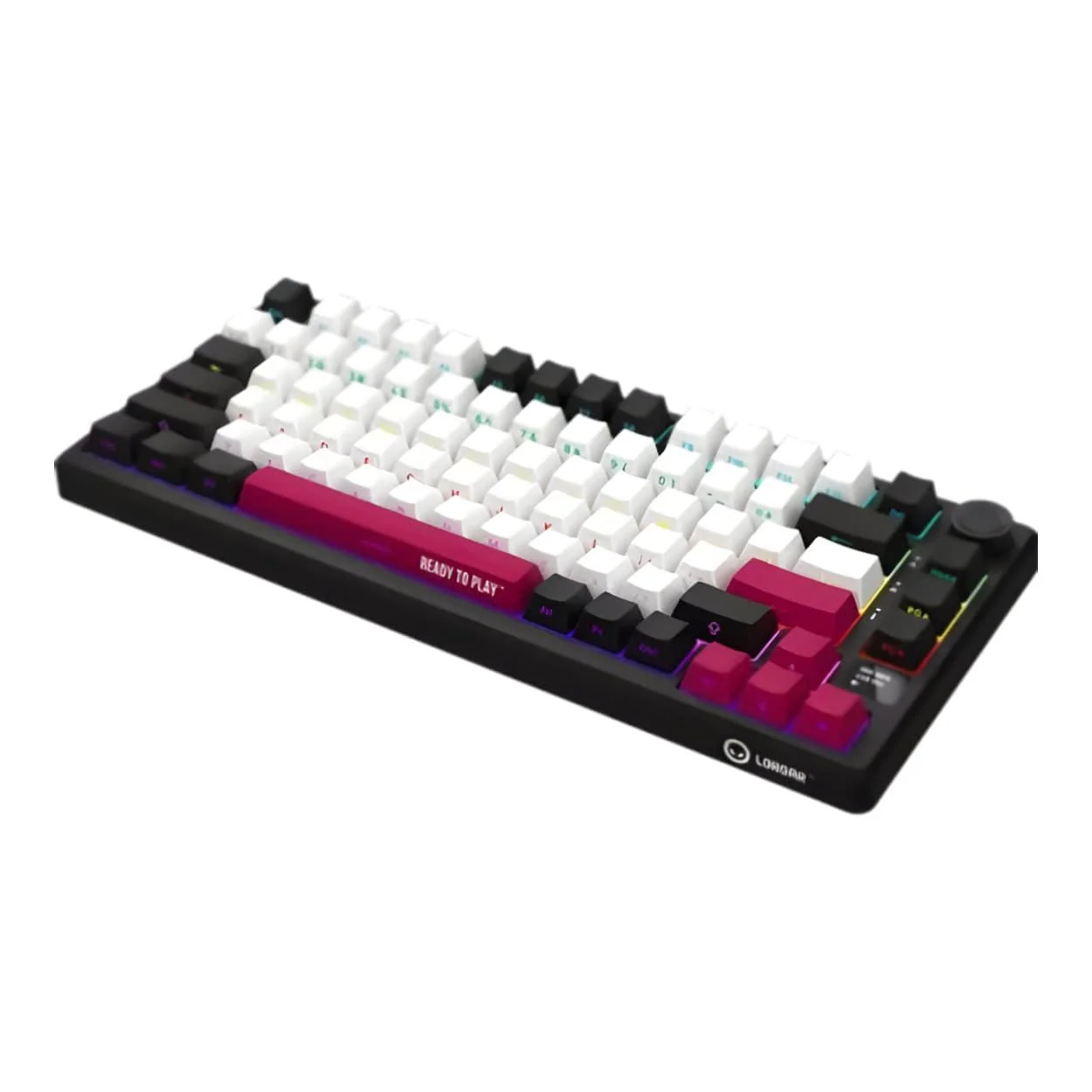 Lorgar KBP7075W Wireless 75 Mechanical Gaming Keyboard Pro Black and Red LRG-KBP7075W-BK-US - Image 3