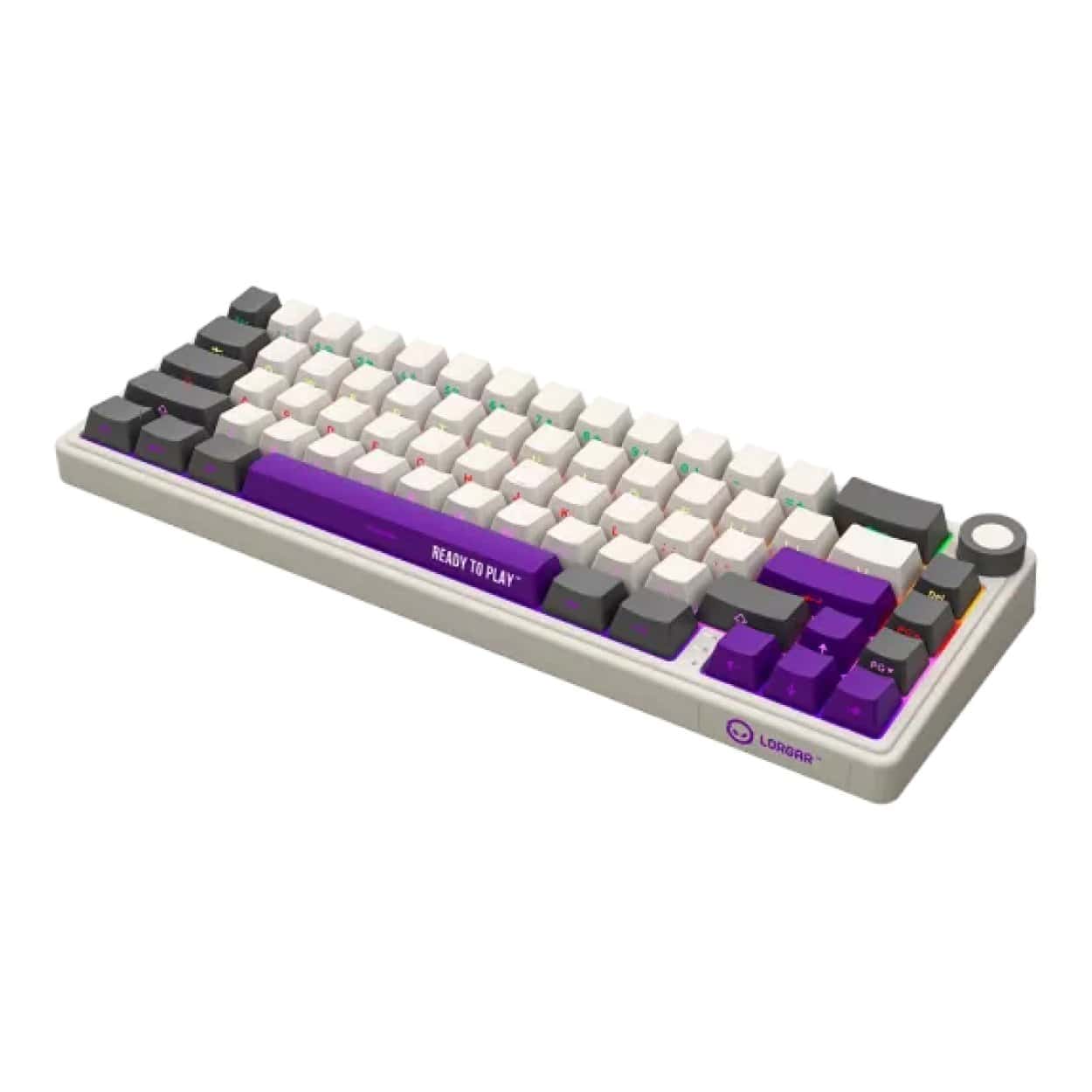 Lorgar KBP70MW Pro Wireless Mechanical Gaming Keyboard Beige LRG-KBP70MW-RT-US - Image 9