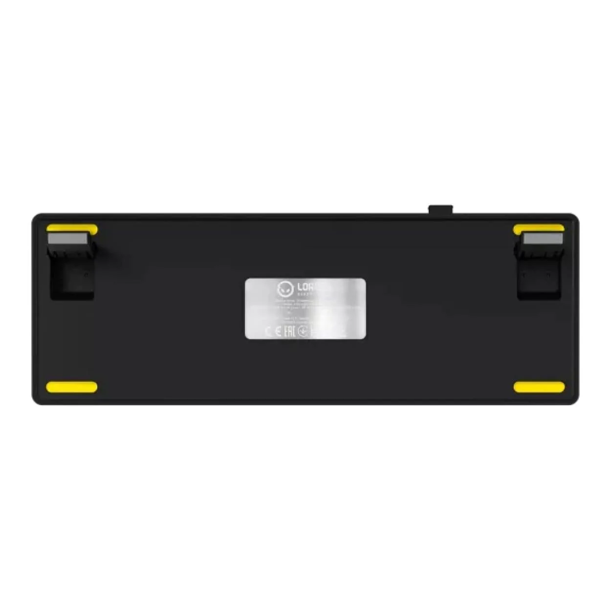 Lorgar KBP70MW Pro Wireless Mechanical Gaming Keyboard Black and Yellow LRG-KBP70MW-YL-US - Image 9