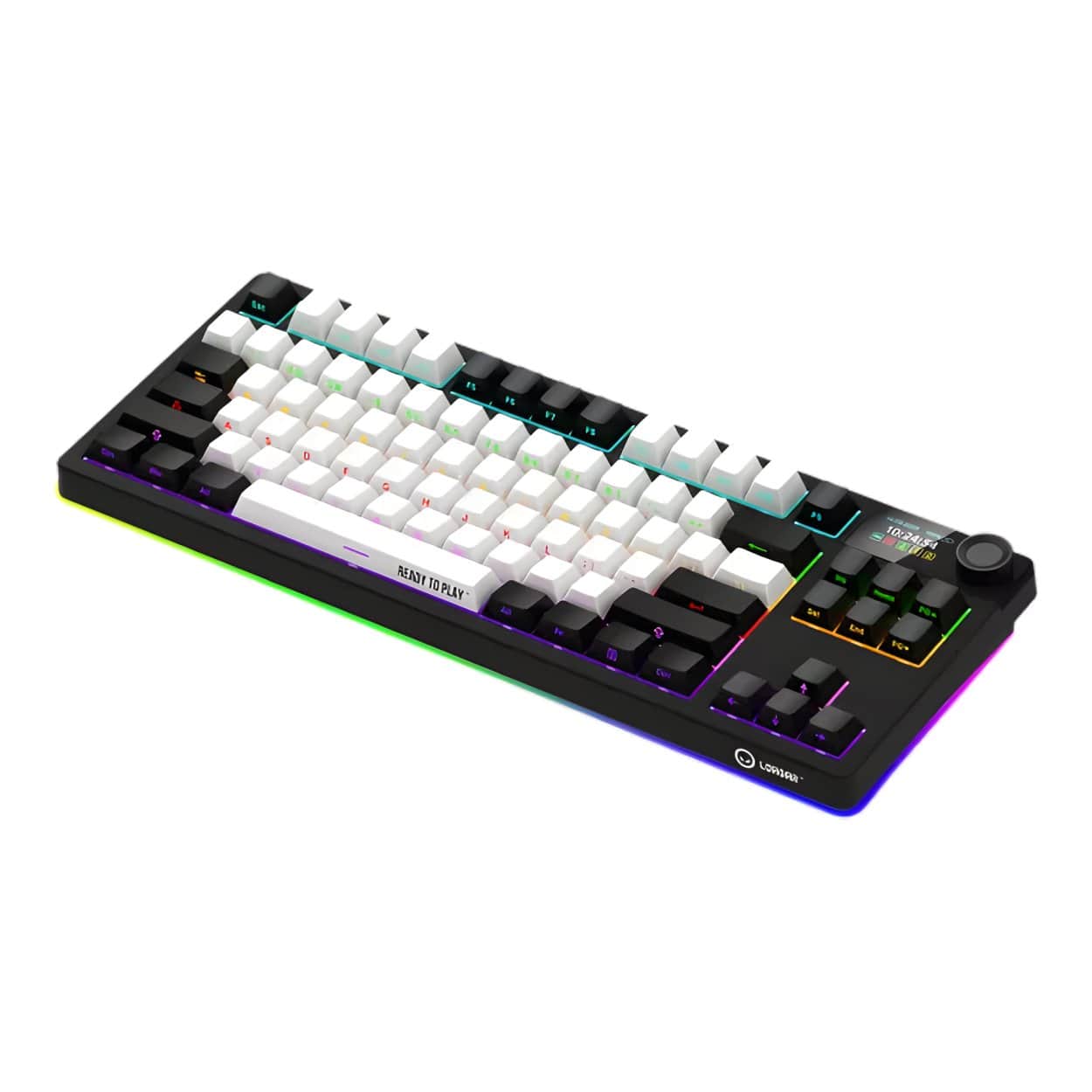 Lorgar KBP70TKLW Wireless TKL Mechanical Gaming Keyboard Pro Black and Red LRG-KBP70TKLW-BK-US - Image 3